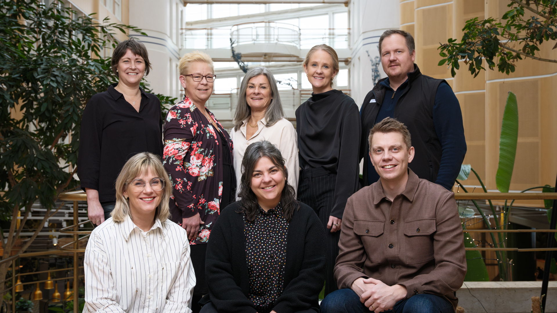 Team Västerbotten Sweden. Foto: Jonas Westling A group picture of several people.
